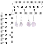 Starborn Kunzite Crystal Drop Earrings in Sterling Silver