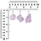Starborn Kunzite Crystal Prong Set Pendant in Sterling Silver