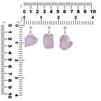 Starborn Kunzite Crystal Prong Set Pendant in Sterling Silver