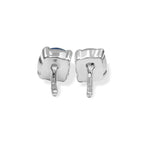 Starborn Faceted Kyanite 5mm Round Prong Set Post Earrings in Sterling Silver