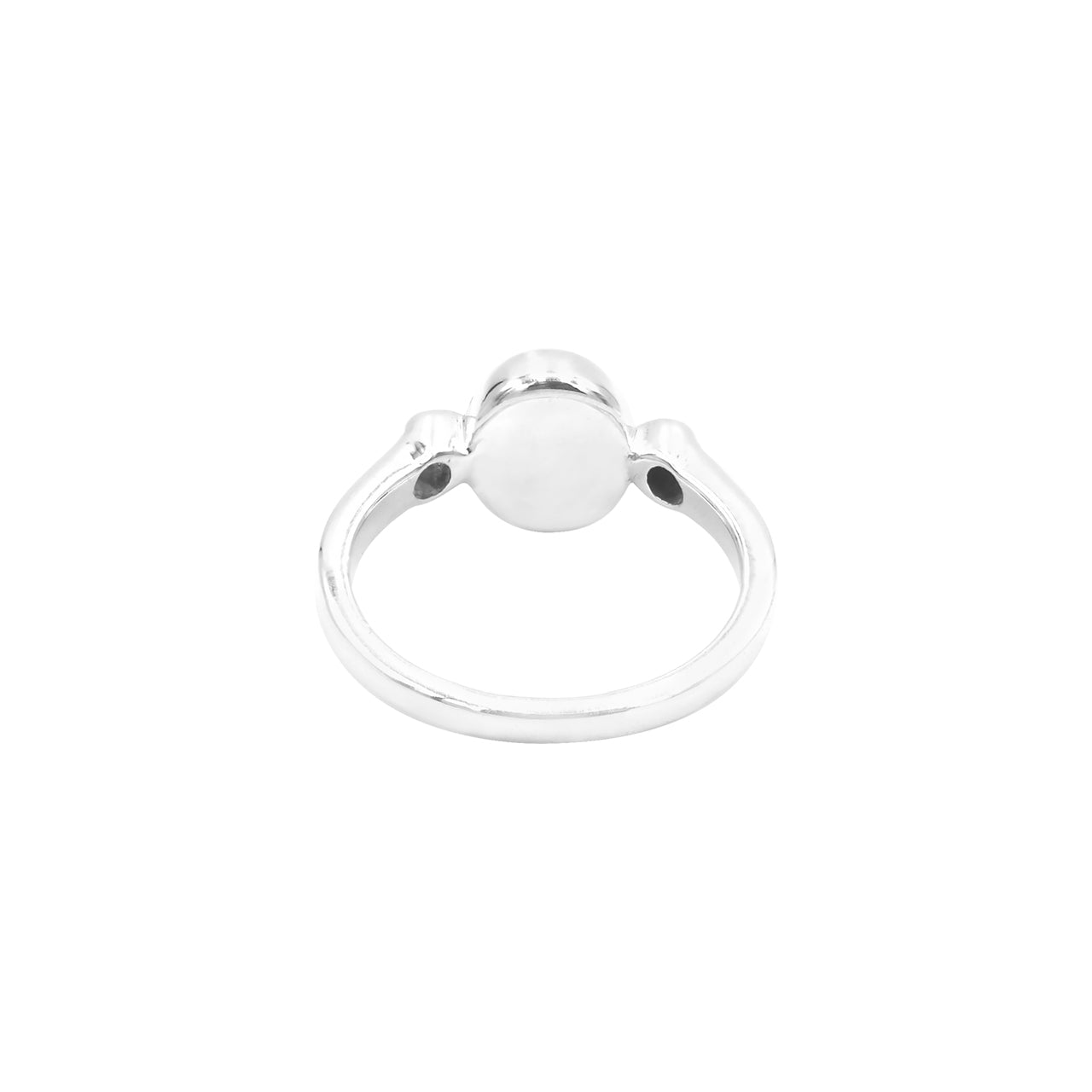 Starborn Faceted Blue Kyanite Ring with Topaz Accents in Sterling Silver