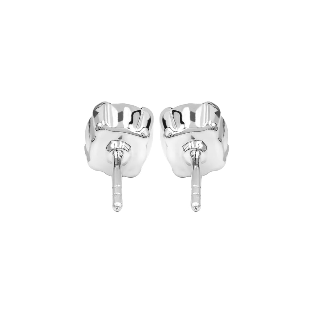 Starborn Faceted Labradorite 6mm Post Earrings in Sterling Silver