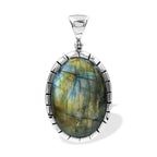 Starborn Gemstone New Style Pendant in Sterling Silver