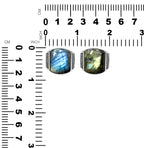 Starborn Labradorite Cushion-Shaped Men's Style Ring in Sterling Silver