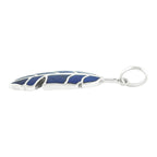 Starborn Feather Pendant with Beautiful Gemstones in Sterling Silver