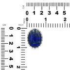 Starborn Lapis Lazuli Striped Bezel Ring in Sterling Silver