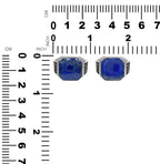 Starborn Lapis Lazuli Octagon Signet Men's Ring in Sterling Silver