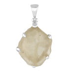 Starborn Libyan Desert Tektite Pendant in Sterling Silver -15-30cts