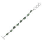 Starborn Genuine Rough Prong Set Moldavite in Sterling Silver