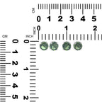 Starborn Faceted Moldavite Prong Style Post Earrings in Sterling Silver