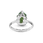 Starborn Genuine Moldavite Ring in Sterling Silver (4-6 ct)