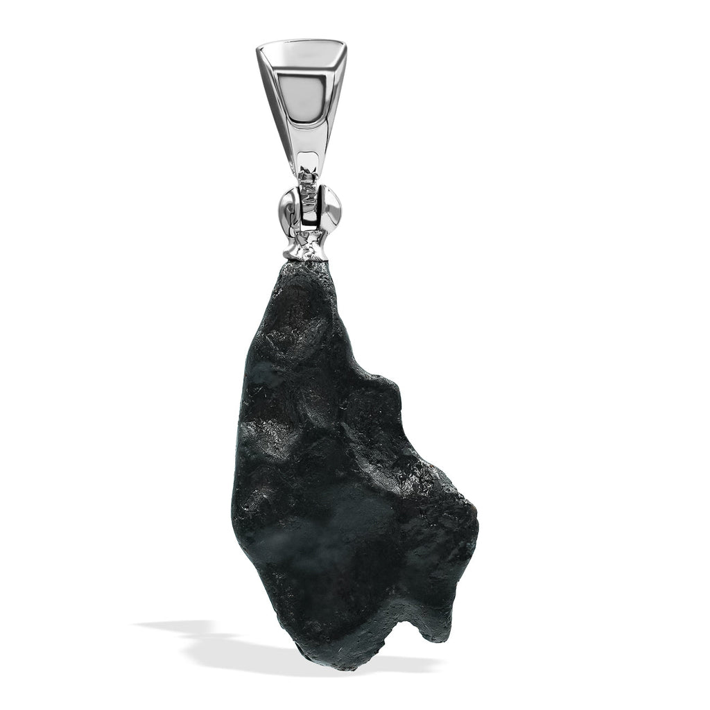 Starborn Agoudal Iron Meteorite Nugget Pendant in Sterling Silver