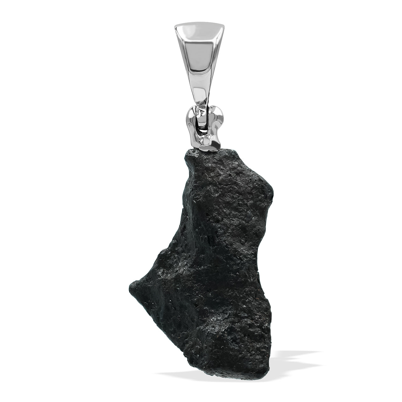 Starborn Agoudal Iron Meteorite Nugget Pendant in Sterling Silver