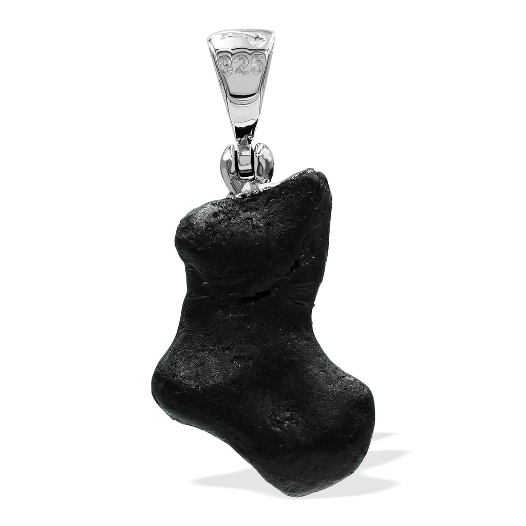 Starborn Agoudal Iron Meteorite Nugget Pendant in Sterling Silver