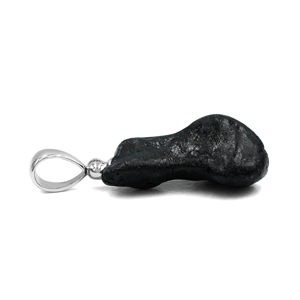 Starborn Agoudal Iron Meteorite Nugget Pendant in Sterling Silver