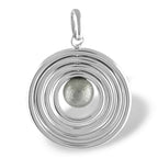 Starborn Muonionalusta Meteorite Orbit Pendant in Sterling Silver