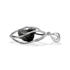 Starborn Campo del Cielo Meteorite Cage Pendant in Sterling Silver