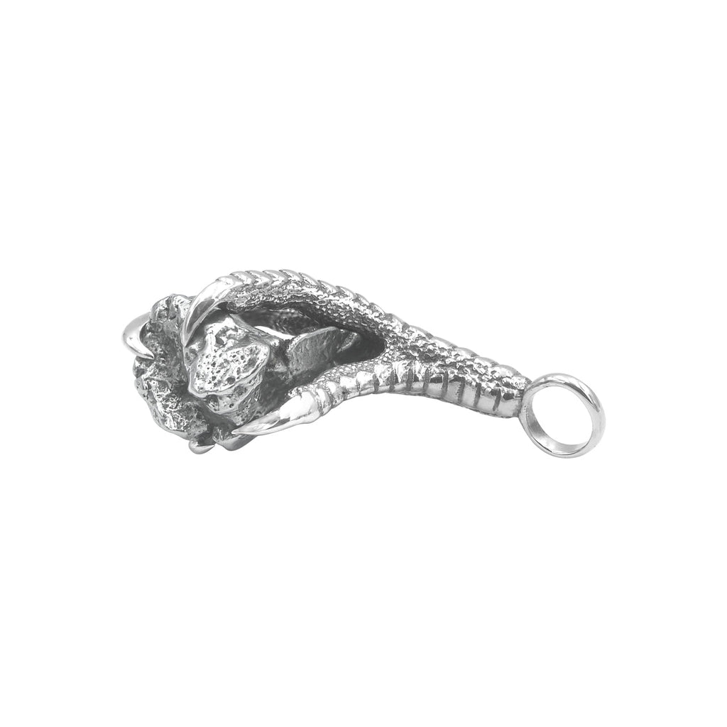Starborn Gemstone Eagle Claw Pendant in Sterling Silver