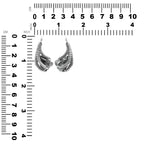 Starborn Gemstone Eagle Claw Pendant in Sterling Silver