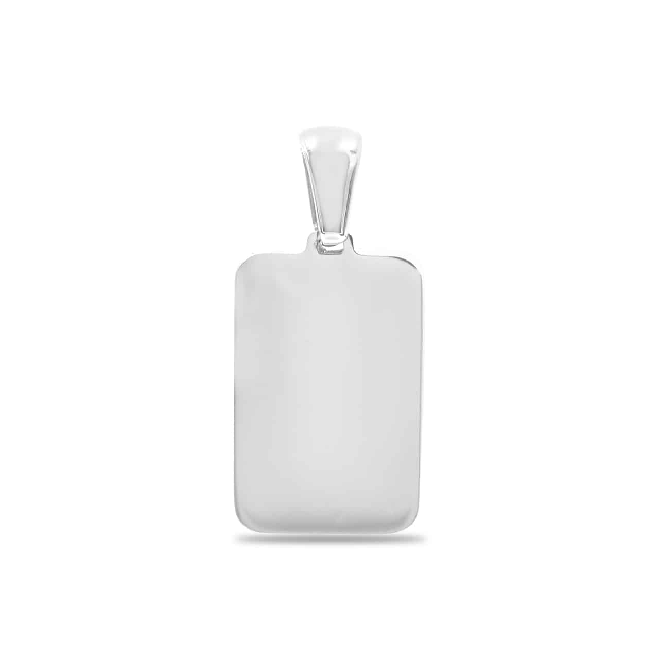 Starborn Muonionalusta Meteorite Rectangular Stainless Steel Pendant - mini