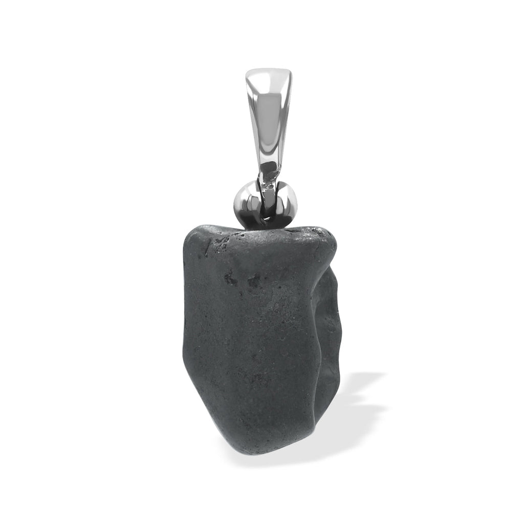 Starborn Sikhote Alin Meteorite Nugget Pendant in Sterling Silver