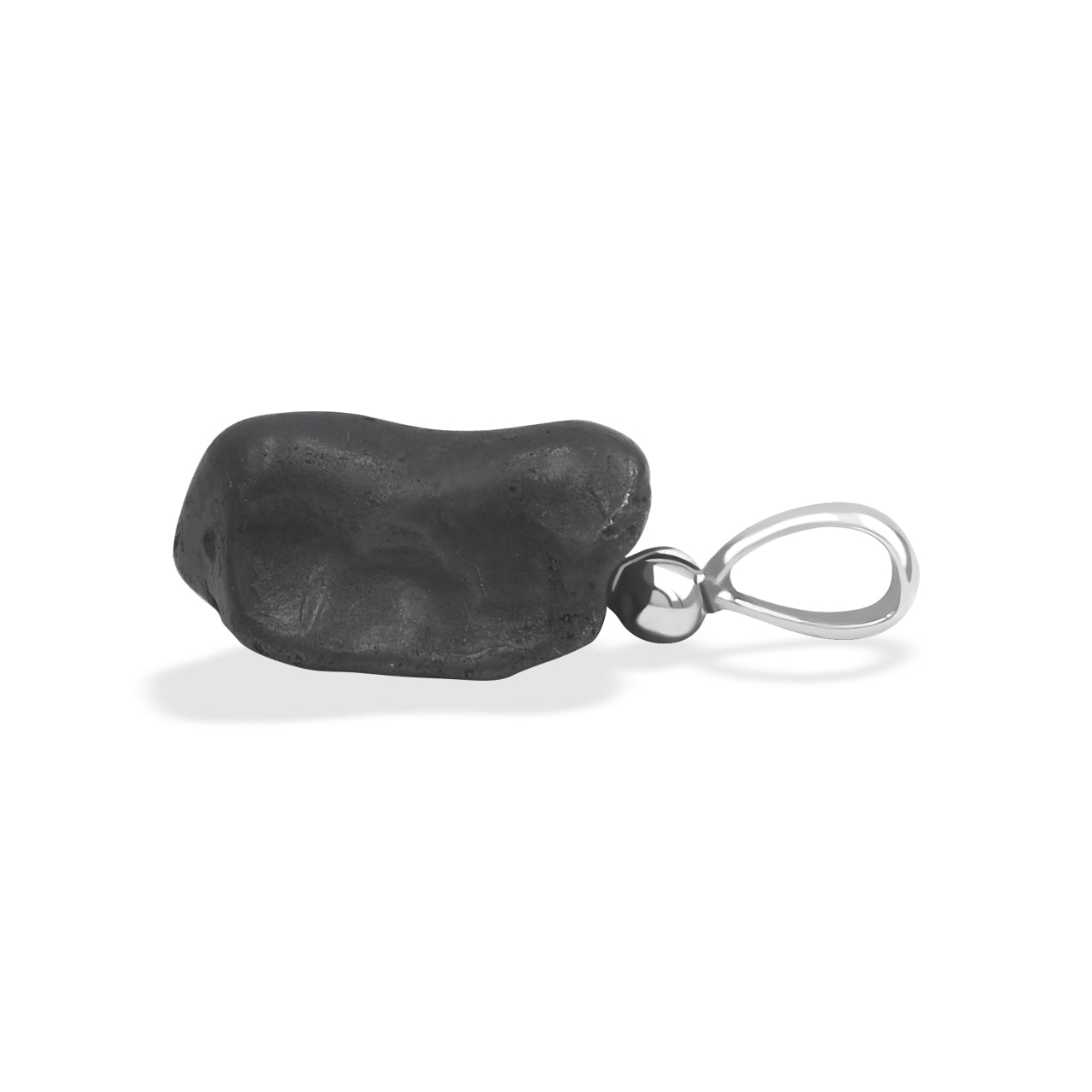 Starborn Sikhote Alin Meteorite Nugget Pendant in Sterling Silver