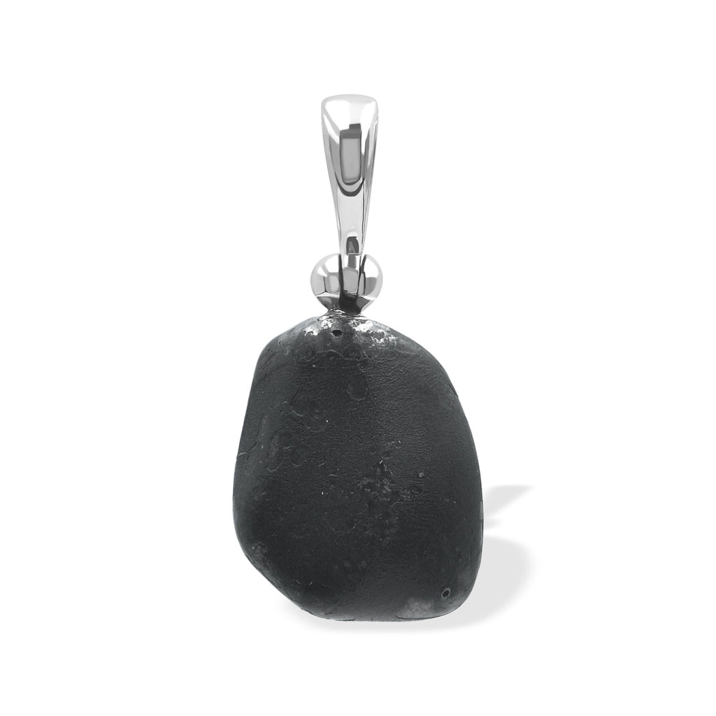 Starborn Sikhote Alin Meteorite Nugget Pendant in Sterling Silver
