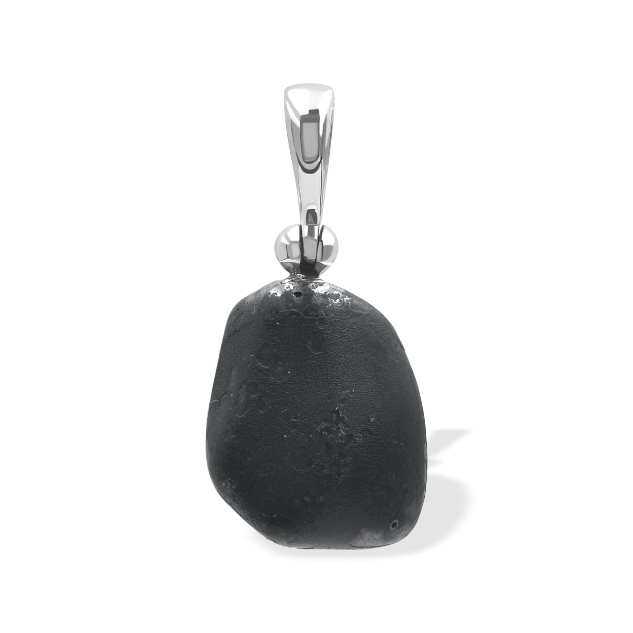 Starborn Sikhote Alin Meteorite Nugget Pendant in Sterling Silver