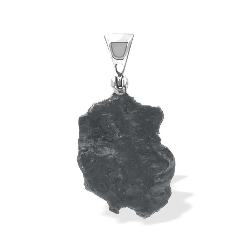 Starborn Sikhote Alin Meteorite Nugget Pendant in Sterling Silver