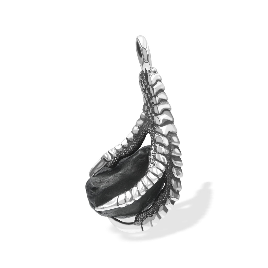 Starborn Gemstone Eagle Claw Pendant in Sterling Silver