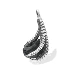 Starborn Gemstone Eagle Claw Pendant in Sterling Silver