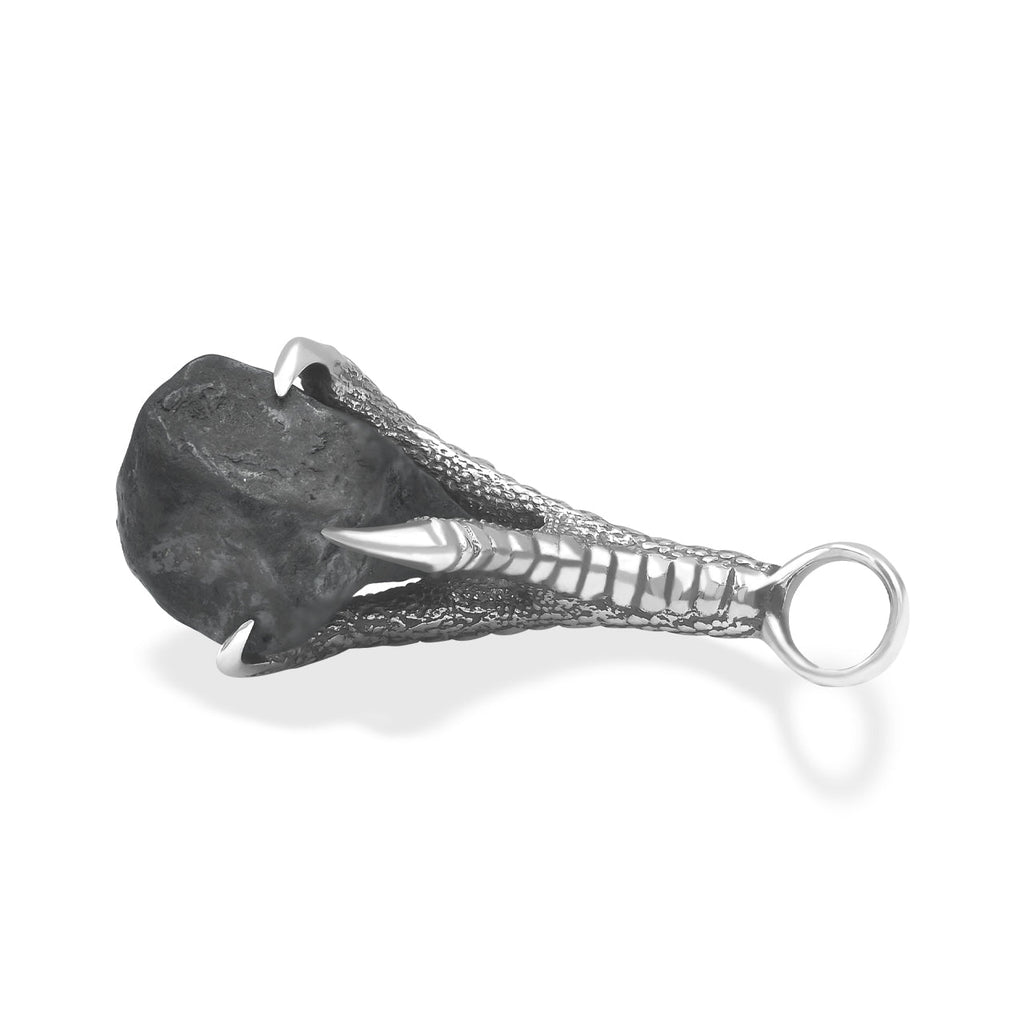 Starborn Gemstone Eagle Claw Pendant in Sterling Silver
