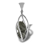 Starborn Campo del Cielo Meteorite Cage Pendant in Sterling Silver