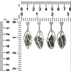 Starborn Campo del Cielo Meteorite Cage Pendant in Sterling Silver