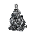 Starborn Campo del Cielo Meteorite Prong Set Pendant in Sterling Silver