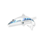 Starborn Abalone Shell Shark Pendant in Sterling Silver