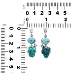 Starborn Campitos Turquoise with White Topaz in Sterling Silver