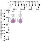 Starborn Phosphosiderite and Amethyst Pendant in Sterling Silver