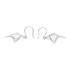 Starborn Gemstone Manta Ray Earrings in Sterling Silver