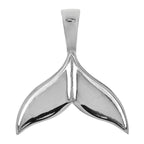 Starborn Mother of Pearl Whale Tail Pendant in Sterling Silver