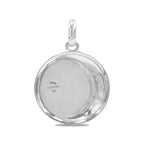 Starborn Mother of Pearl Crescent Moon Pendant in Sterling Silver