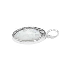 Starborn Mother of Pearl Crescent Moon Pendant in Sterling Silver