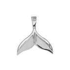 Starborn Cultured Opal Whale Tail Pendant in Sterling Silver