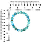Starborn Peruvian Blue Opal Beaded Elastic Bracelet
