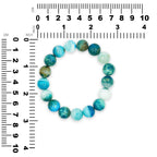 Starborn Peruvian Blue Opal Beaded Elastic Bracelet
