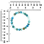 Starborn Peruvian Blue Opal Beaded Elastic Bracelet