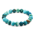 Starborn Peruvian Blue Opal Beaded Elastic Bracelet