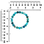Starborn Peruvian Blue Opal Beaded Elastic Bracelet