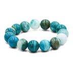 Starborn Peruvian Blue Opal Beaded Elastic Bracelet