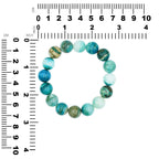 Starborn Peruvian Blue Opal Beaded Elastic Bracelet
